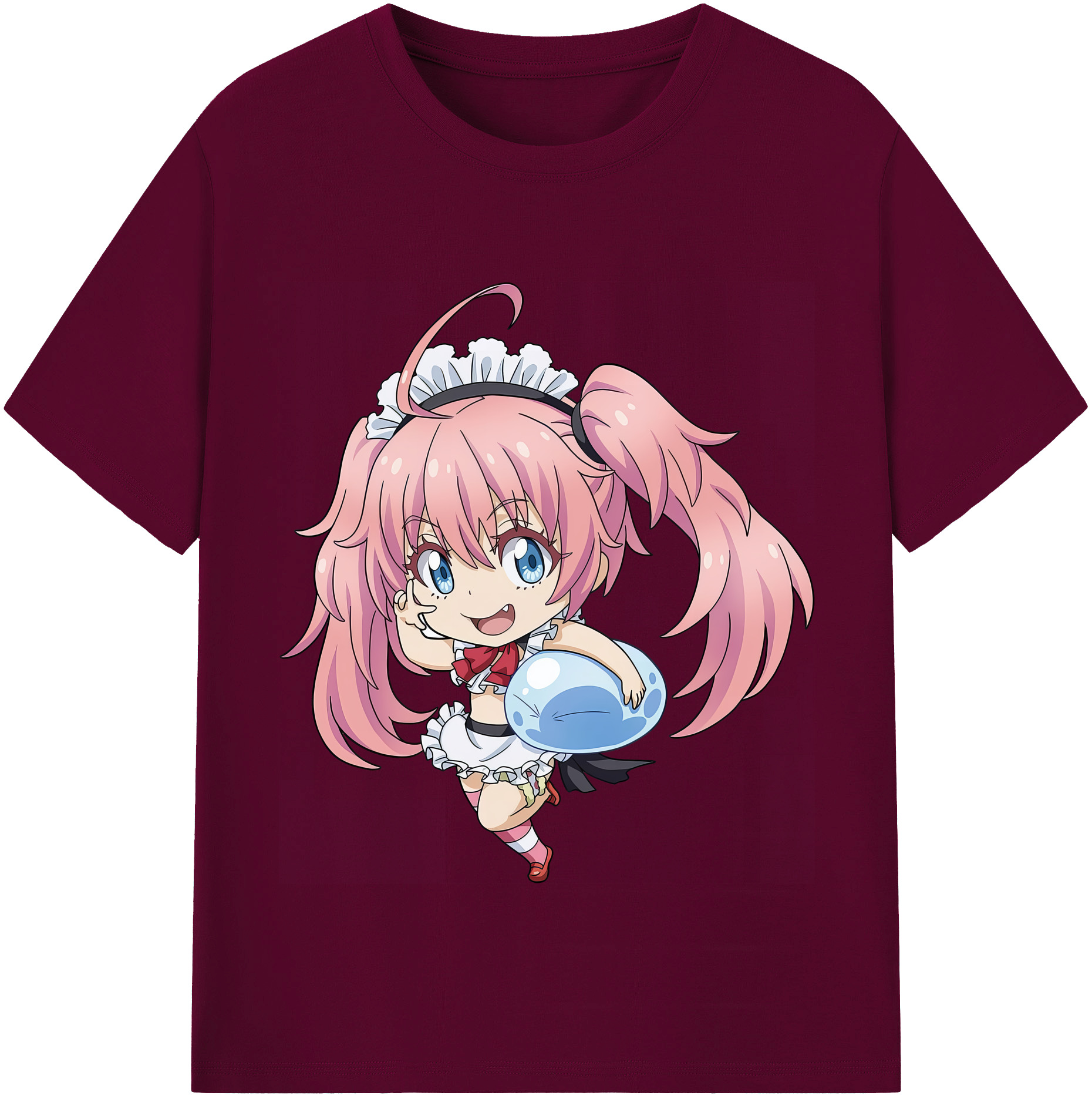 （画像用） 転スラ Regarding Reincarnated to Slime レディースカジュアルプリントTシャツ（綿100％）